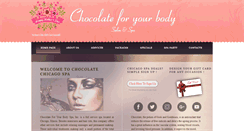 Desktop Screenshot of chocolateforyourbody.com